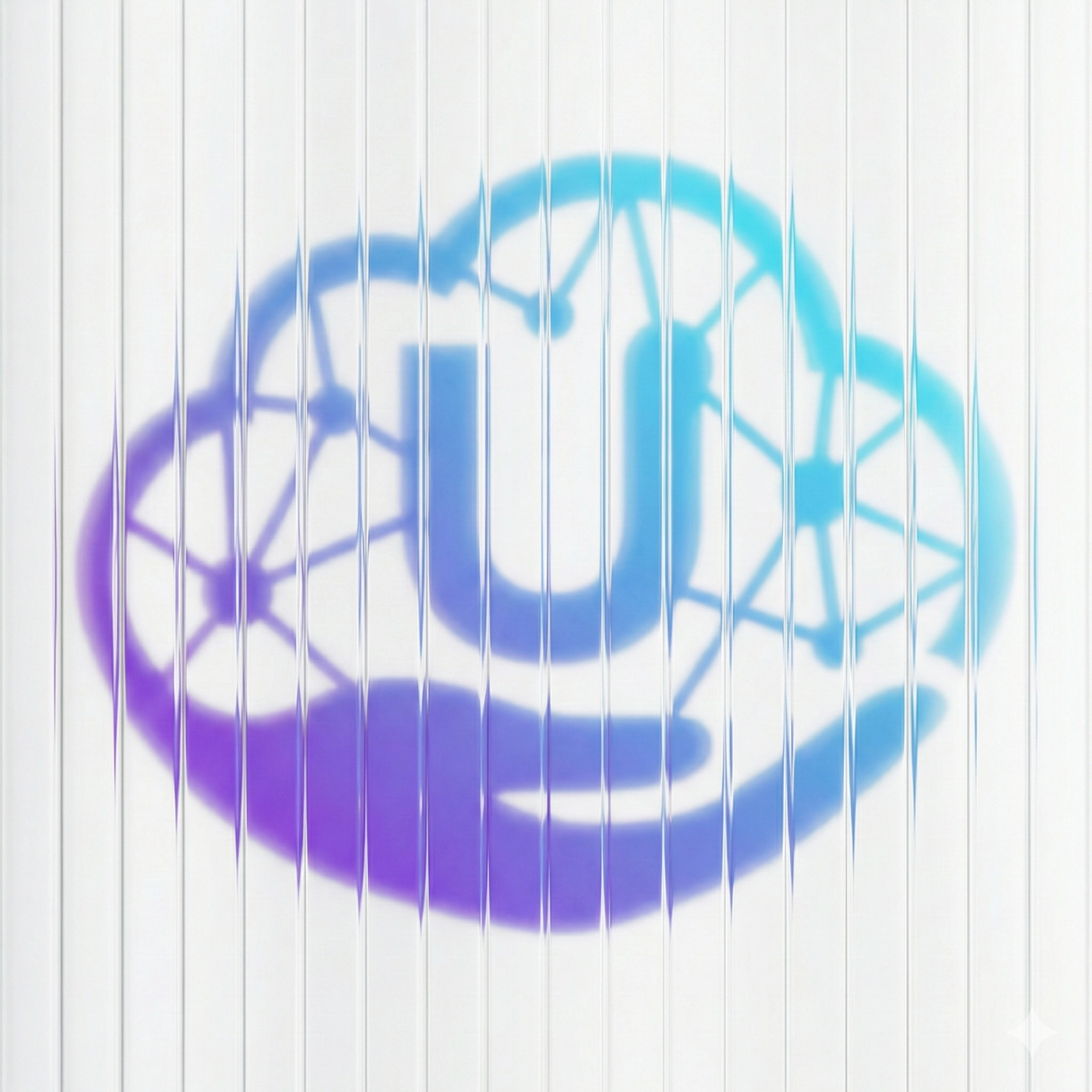 برومبت تأثير تشويه الزجاج المخدّد العمودي